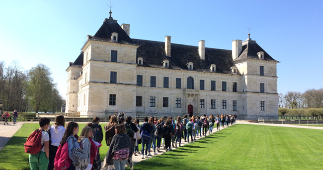 Visites pour les scolaires au château d'Ancy le Franc